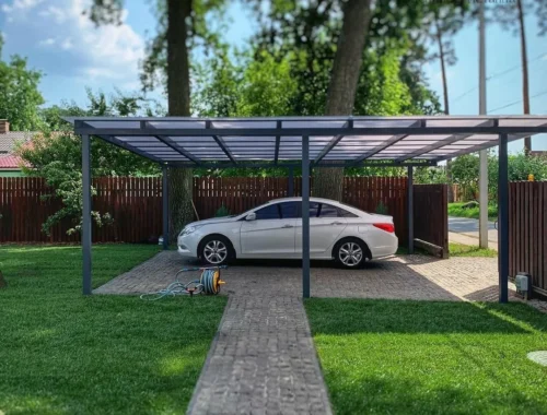Автомобильные навесы под ключ: Надежная защита для вашего авто