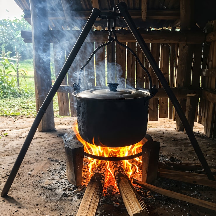 Печь на угле для дома