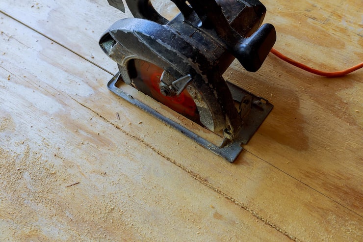 Шлифовка паркета лентой
